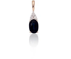 Diamond Sky Jewelry Auksinis pakabukas su deimantais ir safyrais „Constancia V“