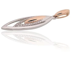 Diamond Sky Jewelry Auksinis pakabukas su deimantais „Princesės Ašara III“