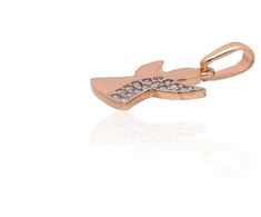 Diamond Sky Jewelry Auksinis pakabukas su cirkoniais „Angelas XIII“