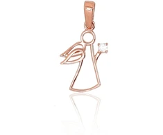 Diamond Sky Jewelry Auksinis pakabukas su cirkoniais „Angelas XX“