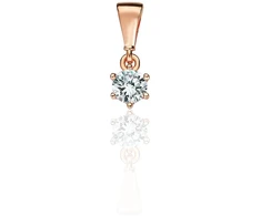 Diamond Sky Jewelry Auksinis pakabukas su cirkoniais „Juno XII“