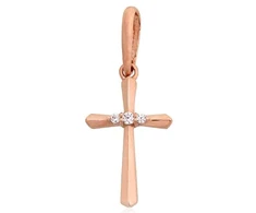 Diamond Sky Jewelry Auksinis pakabukas su cirkoniais „Klasika Gold LXIX“