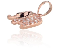 Diamond Sky Jewelry Auksinis pakabukas su cirkoniais „Drambliukas III“