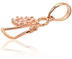 Diamond Sky Jewelry Auksinis pakabukas su cirkoniais „Angel VI“