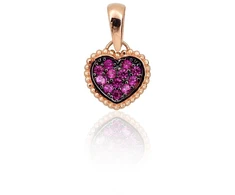 Diamond Sky Jewelry Auksinis pakabukas su cirkoniais „Amor XXIV“