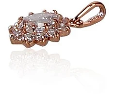 Diamond Sky Jewelry Auksinis pakabukas su cirkoniais „Ferro“