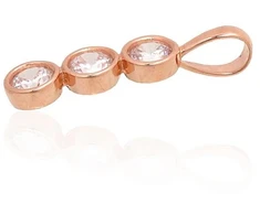 Diamond Sky Jewelry Auksinis pakabukas su cirkoniais „Juno IV“
