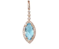 Diamond Sky Jewelry Auksinis pakabukas su deimantais ir topazais „Assortment“