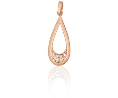 Diamond Sky Jewelry Auksinis pakabukas su cirkoniais „Aušros Ašaros“