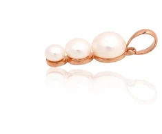 Diamond Sky Jewelry Auksinis pakabukas su perlais „Fabos“
