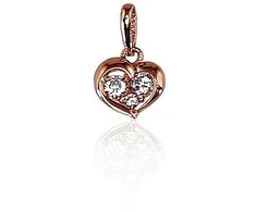 Diamond Sky Jewelry Auksinis pakabukas su cirkoniais „Amor VI“