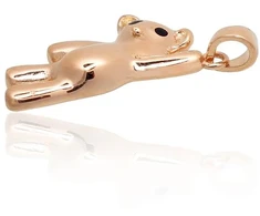 Diamond Sky Jewelry Auksinis pakabukas su emaliu „Bear“