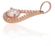 Diamond Sky Jewelry Auksinis pakabukas su cirkoniais „Vienna“