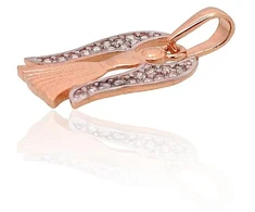 Diamond Sky Jewelry Auksinis pakabukas su cirkoniais „Angel XIV“