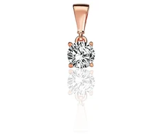 Diamond Sky Jewelry Auksinis pakabukas su cirkoniais „Juno IX“