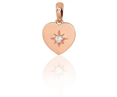 Diamond Sky Jewelry Auksinis pakabukas su cirkoniais „Amor XV“