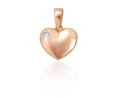 Diamond Sky Jewelry Auksinis pakabukas su cirkoniais „Amor XXIII“