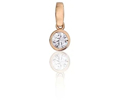 Diamond Sky Jewelry Auksinis pakabukas su cirkoniais „Juno VI“