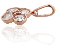 Diamond Sky Jewelry Auksinis pakabukas su cirkoniais „Aušros Gėlė“