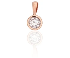 Diamond Sky Jewelry Auksinis pakabukas su cirkoniais „Juno II“