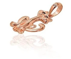 Diamond Sky Jewelry Auksinis pakabukas su cirkoniais „Katė V“