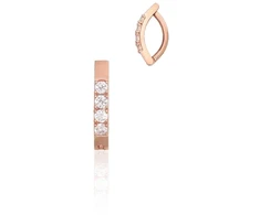 Diamond Sky Jewelry Auksinis pilvo auskaras su cirkoniais „Confetti“