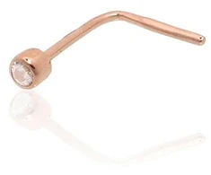 Diamond Sky Jewelry Auksinis pilvo auskaras su cirkoniais „Juno Mini“
