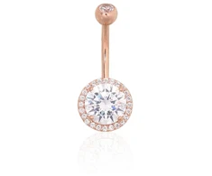 Diamond Sky Jewelry Auksinis pilvo auskaras su cirkoniais „Juno Gold VII“