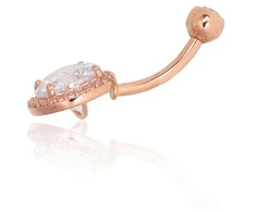 Diamond Sky Jewelry Auksinis pilvo auskaras su cirkoniais „Juno Gold VII“