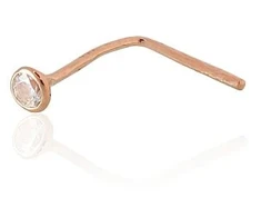 Diamond Sky Jewelry Auksinis pilvo auskaras su cirkoniais „Juno Mini X“