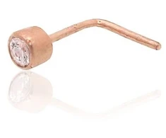 Diamond Sky Jewelry Auksinis pilvo auskaras su cirkoniais „Juno Mini VI“