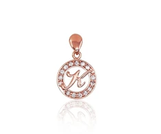 Diamond Sky Jewelry Auksinis raidės pakabukas su cirkoniais „K“