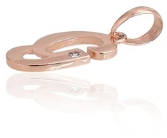 Diamond Sky Jewelry Auksinis raidės pakabukas su cirkoniais „G IV“
