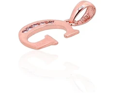 Diamond Sky Jewelry Auksinis raidės pakabukas su cirkoniais „G III“