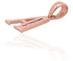 Diamond Sky Jewelry Auksinis raidės pakabukas su cirkoniais „A III“