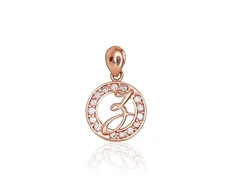 Diamond Sky Jewelry Auksinis raidės pakabukas su cirkoniais „Z“