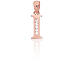 Diamond Sky Jewelry Auksinis raidės pakabukas su cirkoniais „I III“