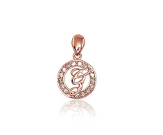 Diamond Sky Jewelry Auksinis raidės pakabukas su cirkoniais „G“
