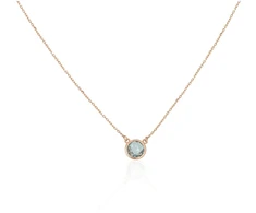 Diamond Sky Jewelry Auksinis vėrinys su topazais „Dangaus žėrėjimas“