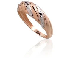 Diamond Sky Jewelry Auksinis žiedas „Diamond Facets III“