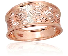Diamond Sky Jewelry Auksinis žiedas „Pavasario Raštas IV“