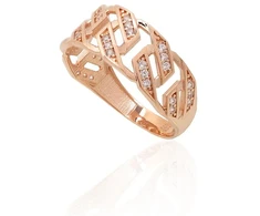 Diamond Sky Jewelry Auksinis žiedas su cirkoniais „Graikiški Motyvai VIII“