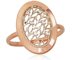 Diamond Sky Jewelry Auksinis žiedas su cirkoniais „Gold of the Gods II“