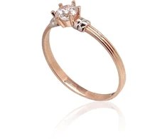 Diamond Sky Jewelry Auksinis žiedas su cirkoniais „Khonsu IV“
