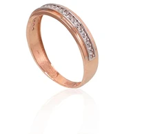 Diamond Sky Jewelry Auksinis žiedas su cirkoniais „Ilifia IV“