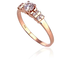 Diamond Sky Jewelry Auksinis žiedas su cirkoniais „Khonsu II“