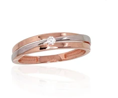 Diamond Sky Jewelry Auksinis žiedas su cirkoniais „Magija“