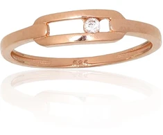 Diamond Sky Jewelry Auksinis žiedas su cirkoniais „Brox“