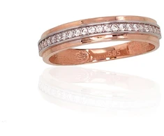 Diamond Sky Jewelry Auksinis žiedas su cirkoniais „Ilifia IV“