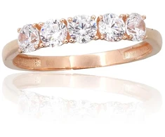 Diamond Sky Jewelry Auksinis žiedas su cirkoniais „Tokijas LII“
